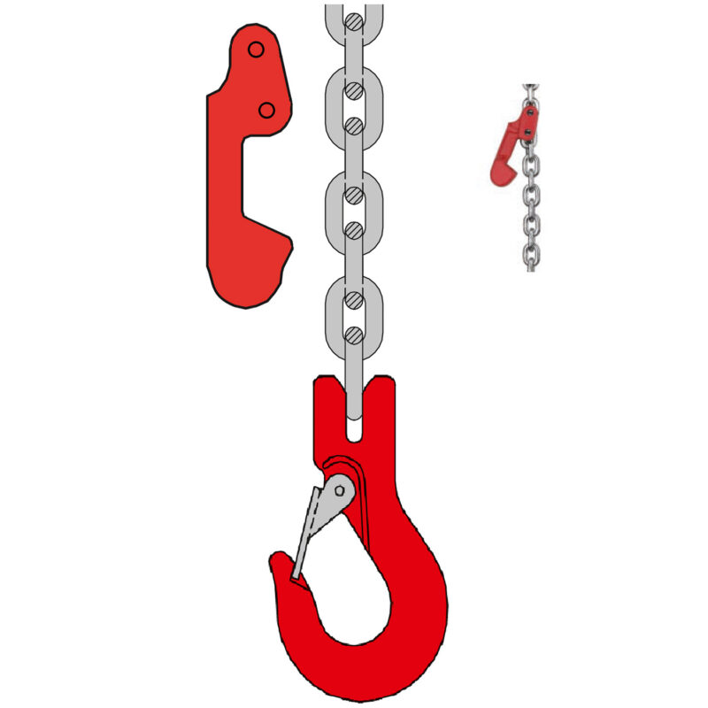 kettengehaenge-gueteklasse-8-gabelkopfhaken-sgcs-mit-verkuerzungsklaue-ekf -wewira