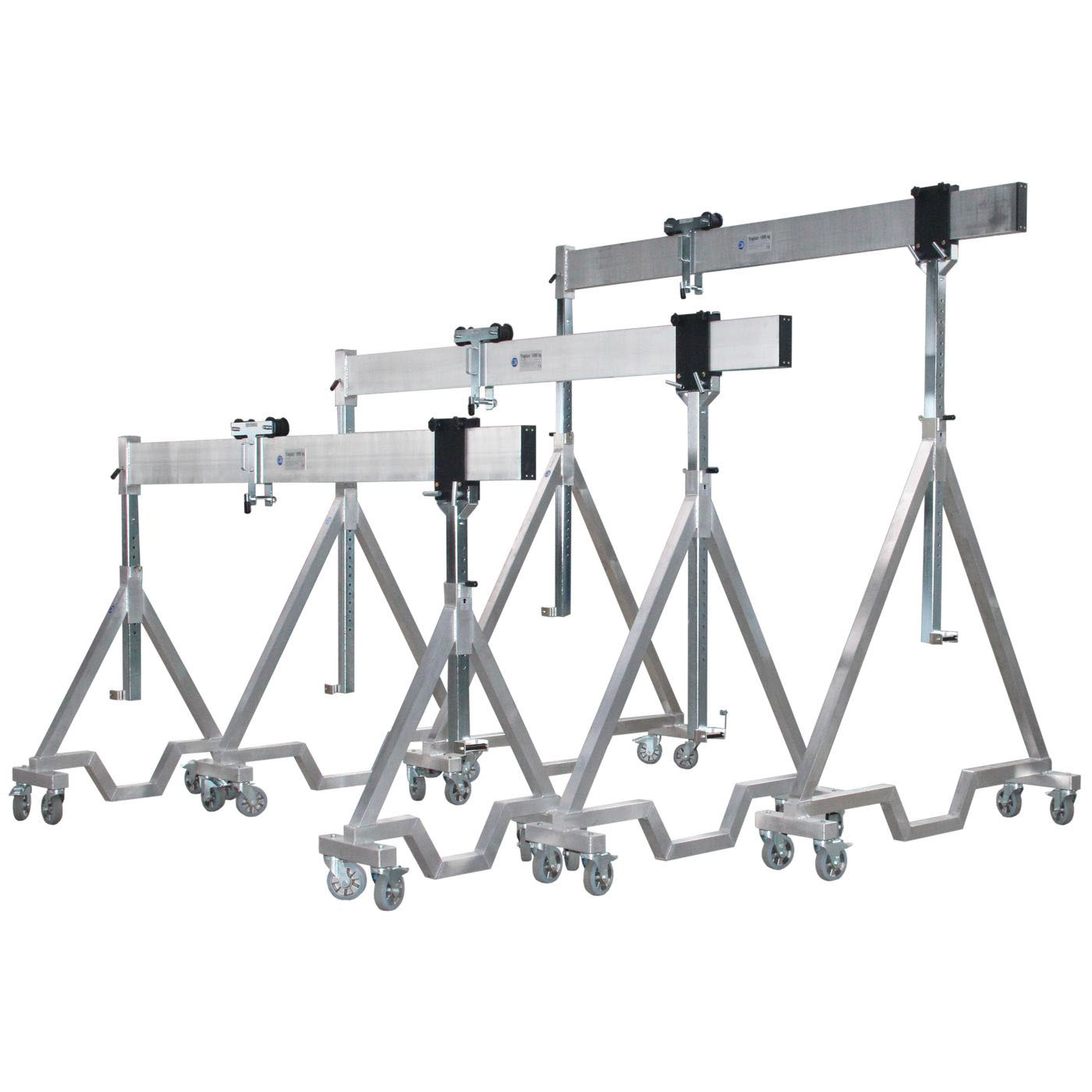 Portalkran aus Aluminium Typ WPA-M, mit Handkettenzug WEWIRAdirekt Portalkran aus Aluminium Typ WPA-M, mit Handkettenzug WEWIRAdirekt