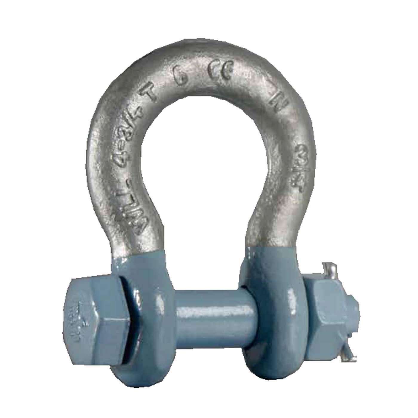 Schäkel Güteklasse 6, nach EN 13889 Typ ENC2, verzinkt, geschweifte Form mit Bolzen WEWIRAdirekt schaekel-gueteklasse-6-nach-en-13889-typ-enc2-verzinkt-geschweifte-form-mit-bolzen -wewira