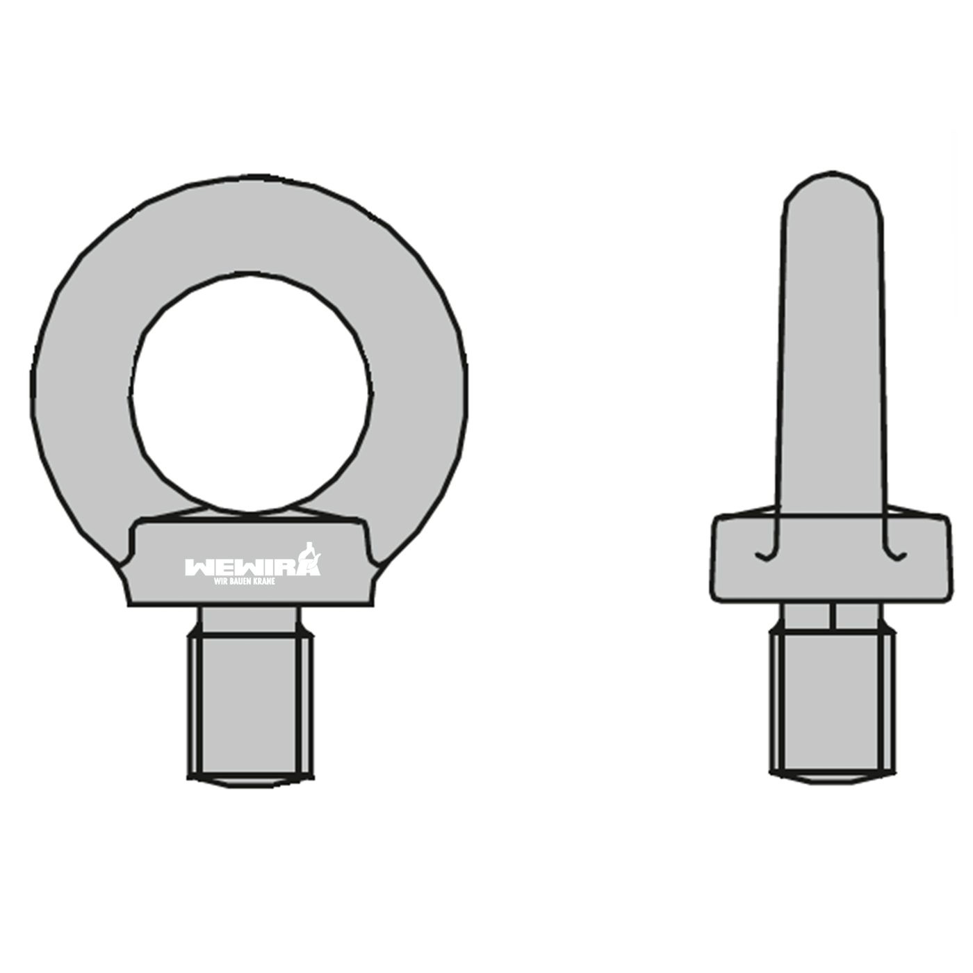 Ringschraube DIN 580:2003-08 aus C 15E, verzinkt WEWIRAdirekt ringschraube-din-5802003-08-aus-c-15e-verzinkt -wewira